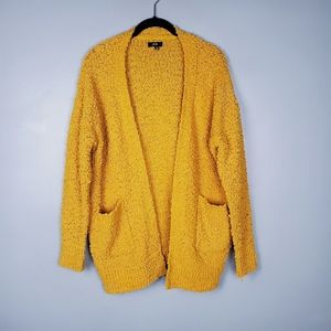 Lucca Couture popcorn slouchy open front cardigan Size XS